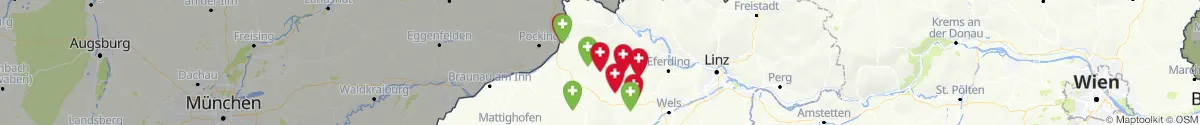 Map view for Pharmacies emergency services nearby Enzenkirchen (Schärding, Oberösterreich)